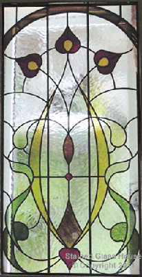 Stained Glass Art Nouveau Image