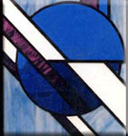 Stained Glass Art Deco Icon