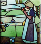 Stained Glass Deco 1930's Icon