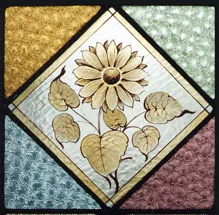Stained Glass Flower Painting (full size)