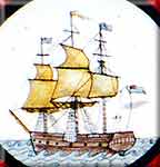 Stained Glass Ships Icon