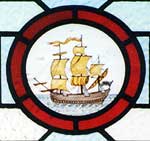 Stained Glass Ship Painting (thumbnail)