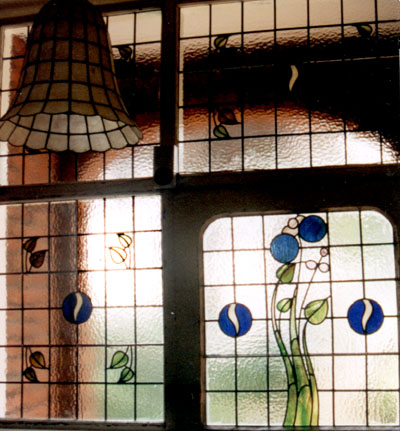 Stained Glass Art Nouveau Style  (full size)