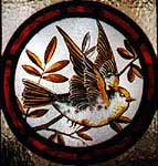 Stained Glass Bird Painting (thumbnail)