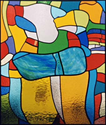Stained Glass Child's Design