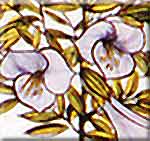 Stained Glass Flowers Icon